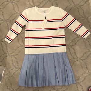 English factory striped dress
